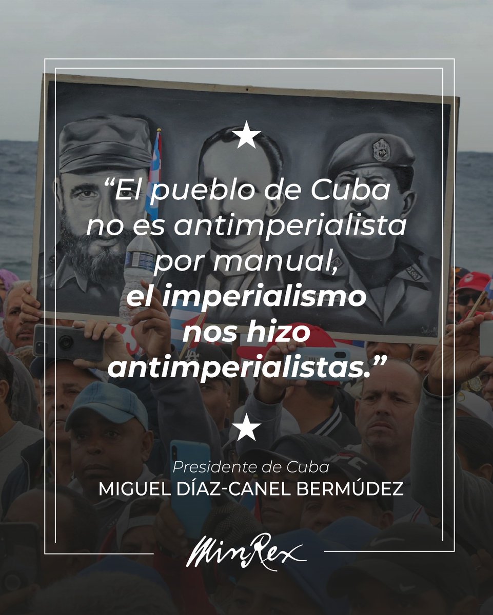 Orestes_PP's tweet photo. Probadas muestras hemos acumulado por años de que al imperialismo ni tantico así..
El pueblo de #Cuba ha sufrido en carne propia sus verdaderas intenciones, la verdad detrás de la "supuesta ayuda" que siempre profesan. Los cubanos saldremos adelante con nuestros propios esfuerzos https://t.co/BtguoZEtZg