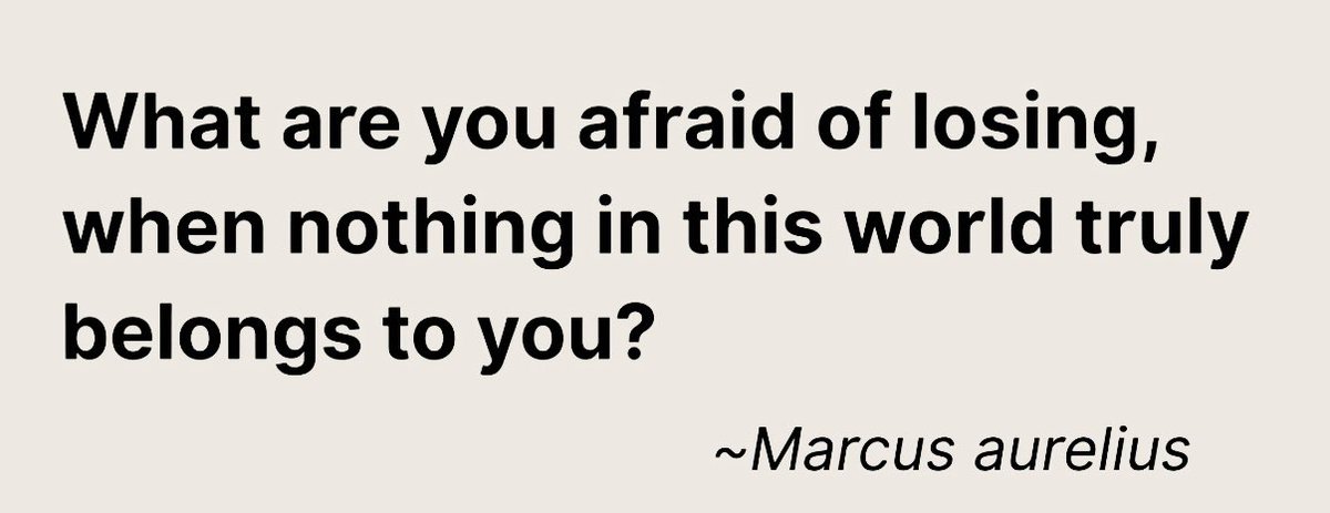 A powerful reminder from Marcus Aurelius: