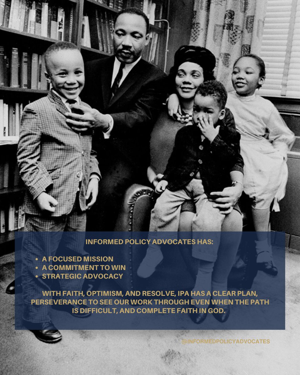 As we honor MLK, Jr., we recommit to faith, courage, and purpose greater than ourselves.

At IPA, we have:
✔️ A focused mission
✔️ Strategic advocacy
✔️ A commitment to win
With faith and resolve, we walk the hard road, because the future is worth it.
Stay informed. Walk with us.