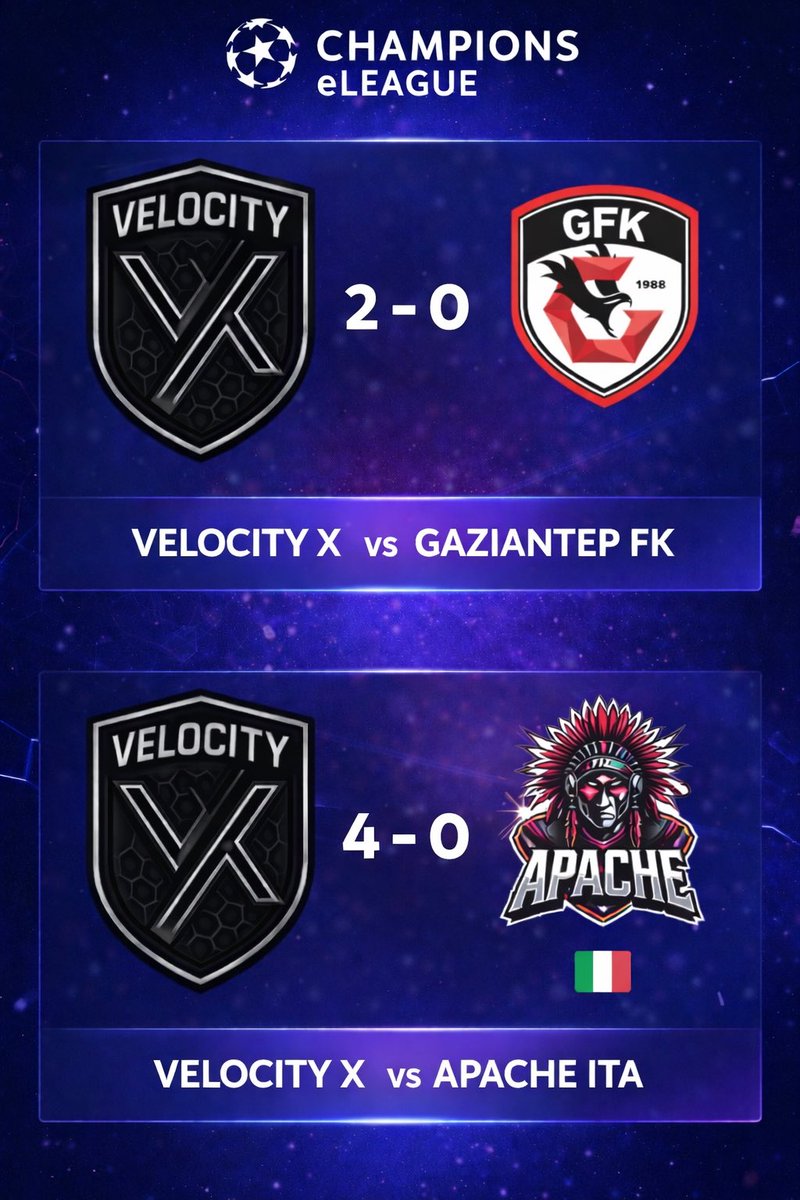 OverHatedVPG's tweet photo. Create start to our @OfficialVPG Champions eLeague with @VelocityX25. Two Clean sheets and plenty of goals. 💪👊
#VirtualProGaming #Proclubs #FC26 #Centreback https://t.co/fRl1KVgzXC