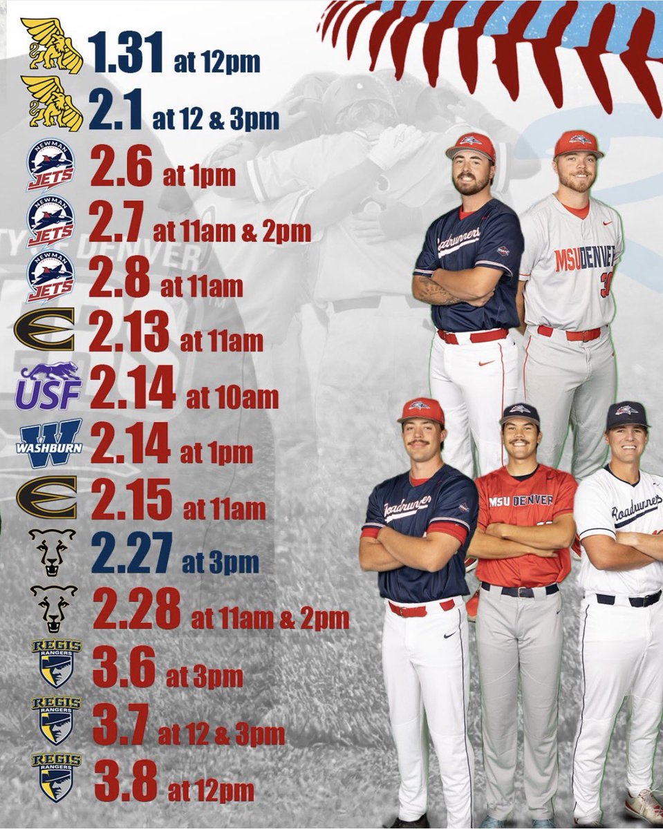 MSU Denver Baseball tweet media