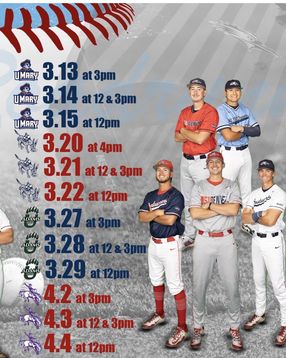 MSU Denver Baseball tweet media