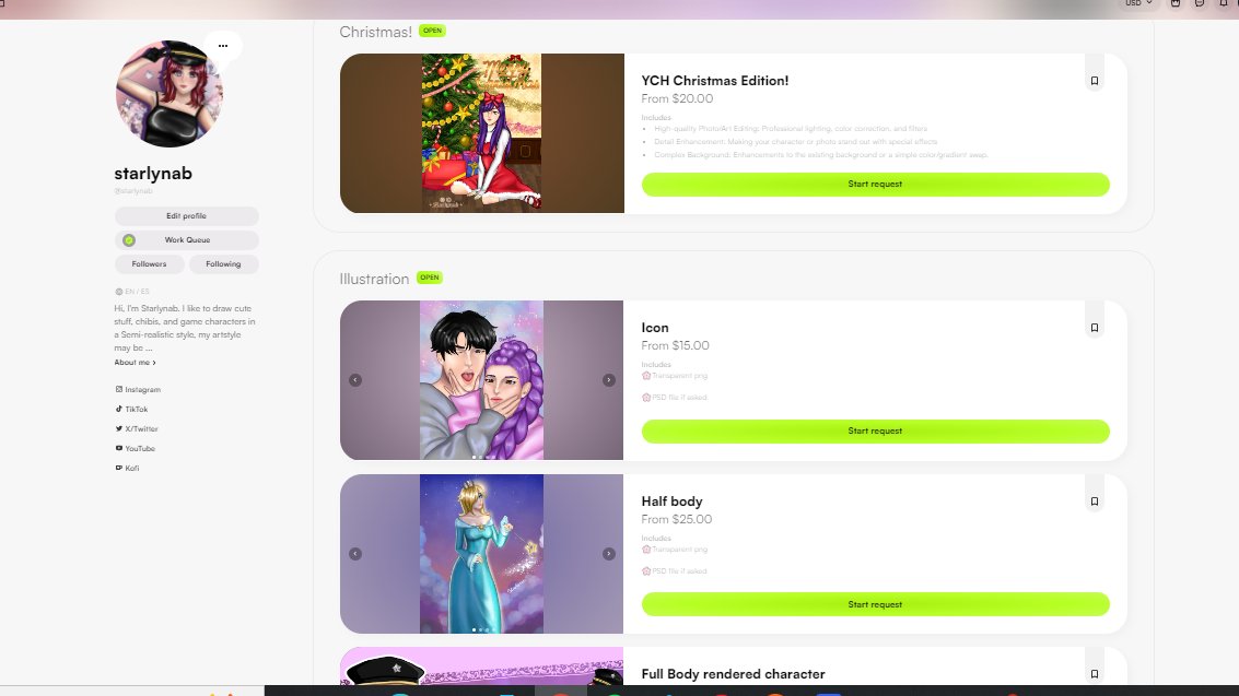 Starlynab's tweet photo. Hellooo, I'm back, just to remind you that I have open commissions on VGen, help me to get verified, okay? buy me pleaaasee, I'd be so grateful with you 😪❤️ #VGenComm #opencommissions #artmoots #supportmeplease #support #artistsontwitter https://t.co/PVQtJTbT7Q