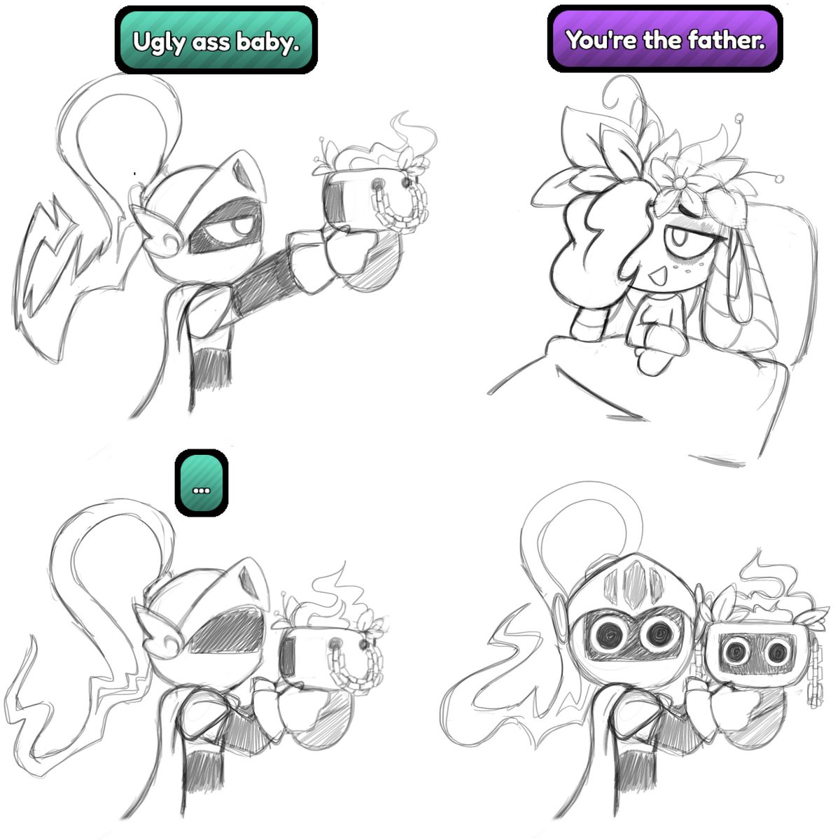 Thompispomf's tweet image. Why you so ugly #soulbasket