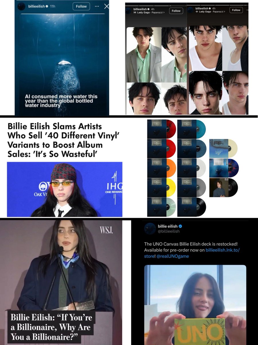 cowboylikezain's tweet image. I have yet to see a bigger hypocrite than Billie Eilish