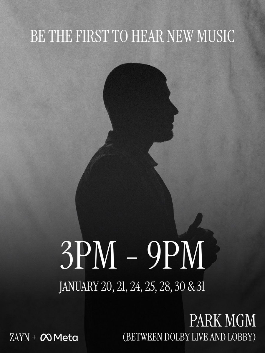 inZAYN's tweet image. now playing in vegaz… Z5 
stop by the Z5 listening booth and be the first to hear never before heard music from @zaynmalik! 🎧🎶 

📍: @parkmgm (between dolby live and lobby) 
🕐: open 3PM - 9PM on show days