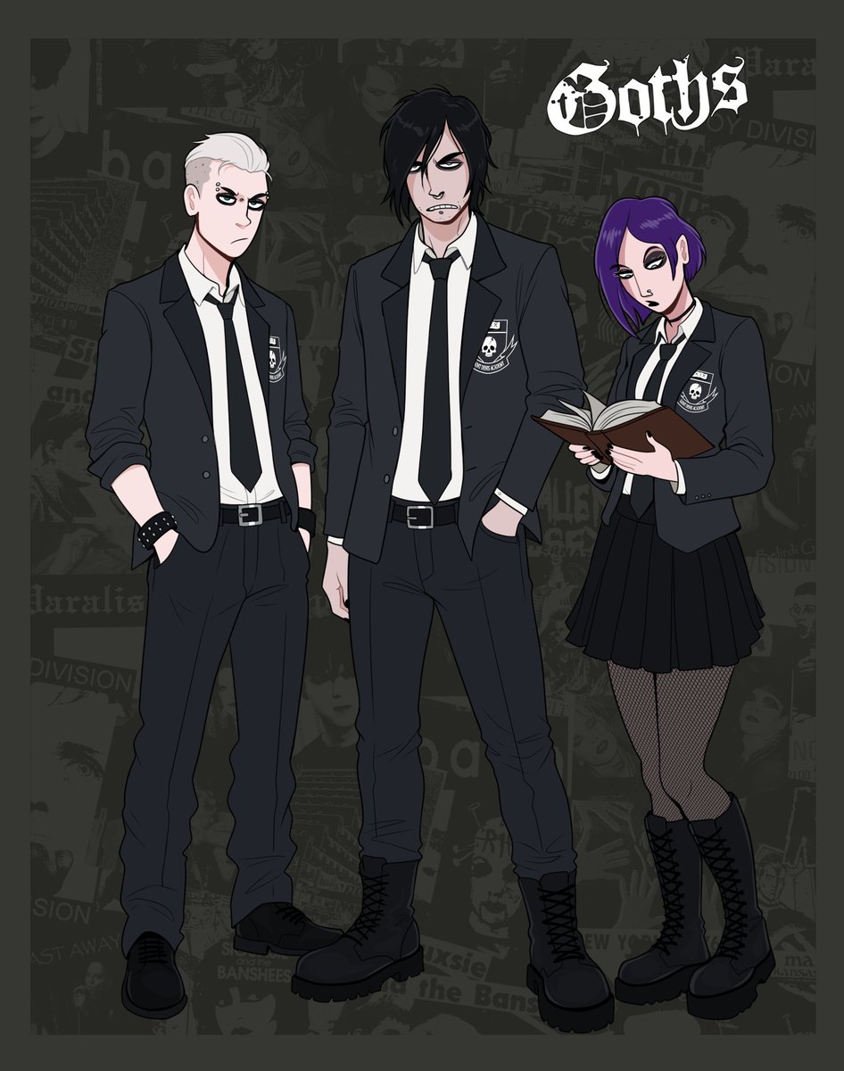 HellOnEarth_III's tweet photo. 🇬🇧ST. Denis Cliques: Goths (1/2) https://t.co/tXcTPOn8Xb