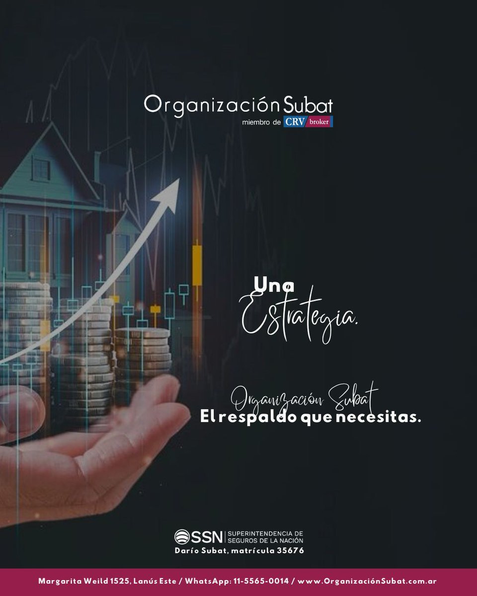orgsubat's tweet image. Asegurar tu patrimonio es una forma inteligente de proteger ese camino recorrido. 📌                      #SomosOrganizacionSubat
📍 Margarita Weild 1525 | Lanús Este
📲 Conectá con nosotros vía #WhatsApp al 11-5565-0014
🌐 organizacionsubat.com.ar

#seguros #segurospatrimoniales