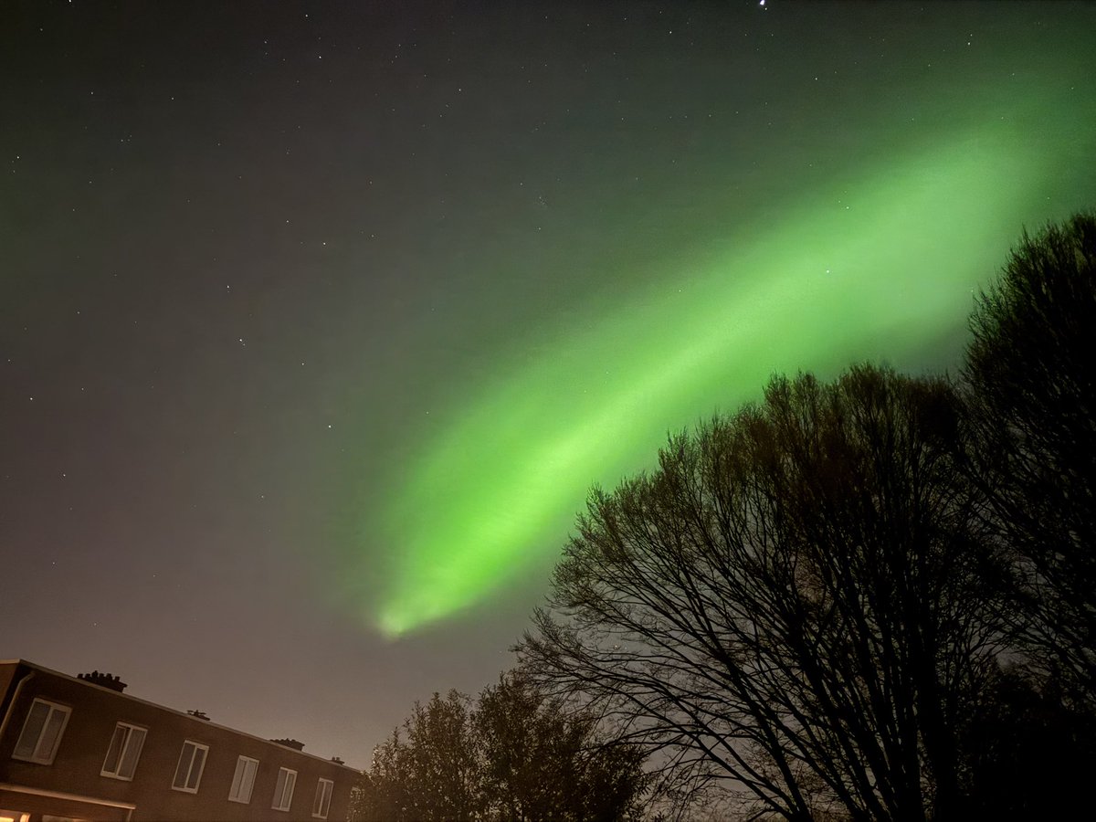 Het noorderlicht is zelfs zichtbaar helemaal in Limburg 🤩