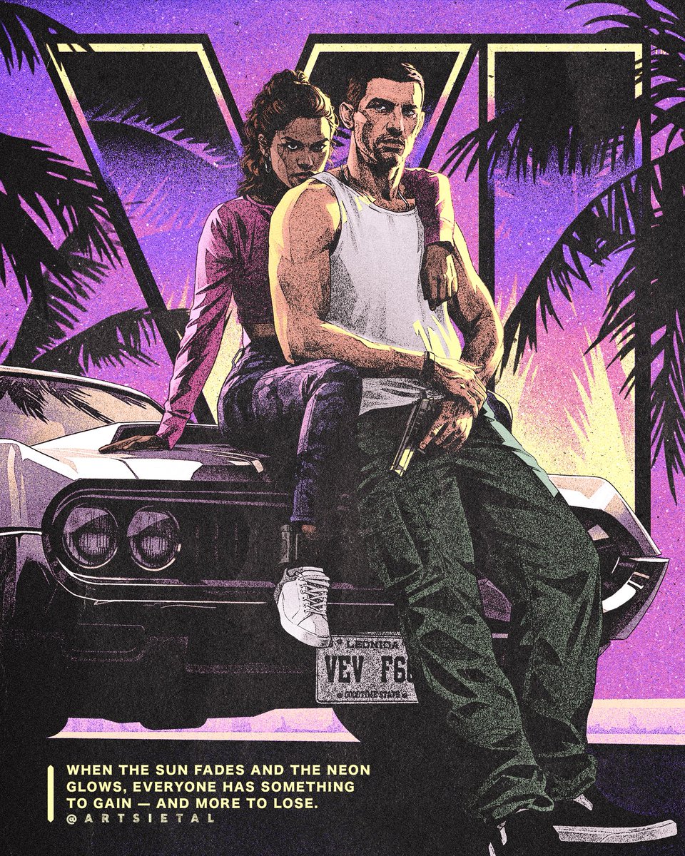 artsietal's tweet image. Another day in paradise, right? #GTAVI