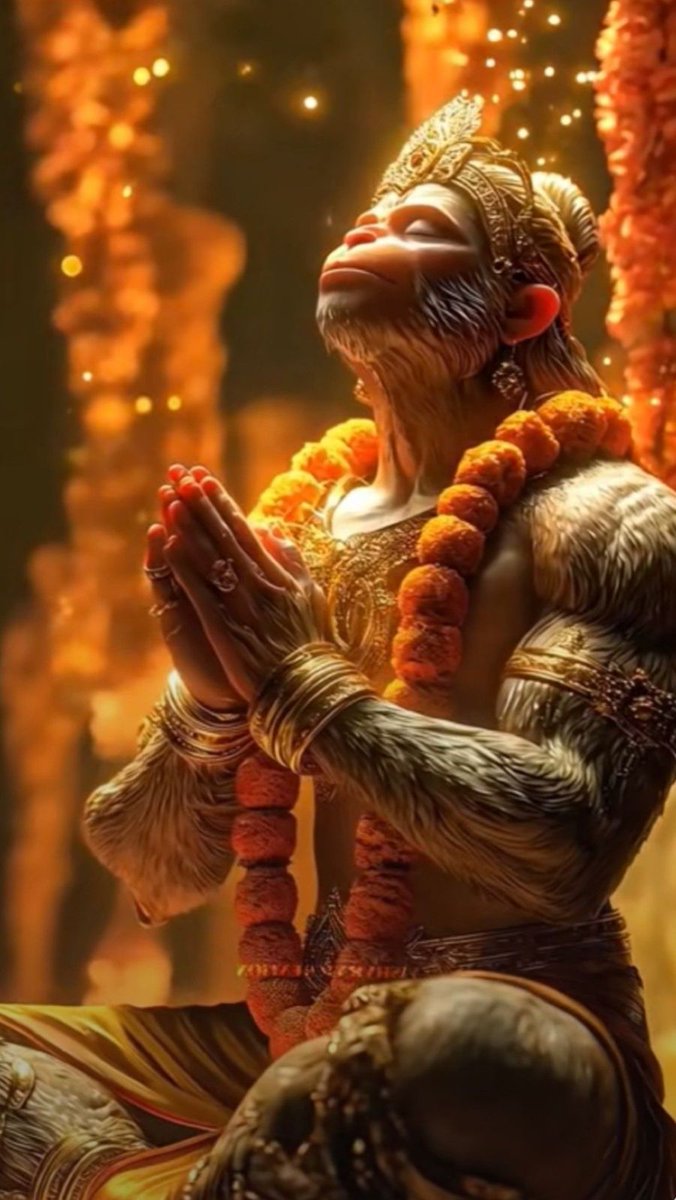 हनुमान जी के ध्यान में जो डूब जाए,
उसके जीवन से हर भय दूर हो जाए।
जहाँ विश्वास है श्रीराम पर,
वहीं अटूट शक्ति है बजरंगबली का ध्यान।
🚩 जय श्रीराम | जय हनुमान 🚩