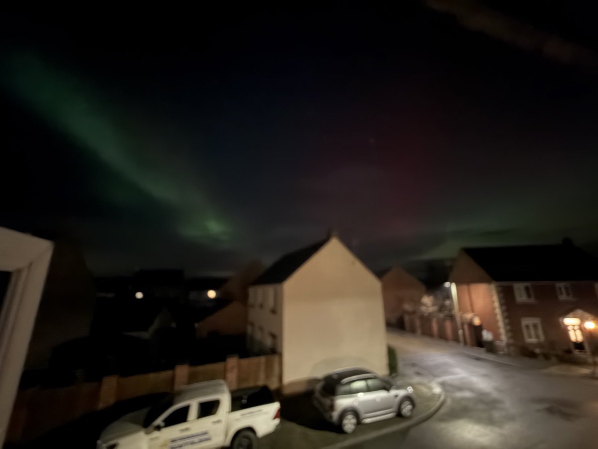 Back garden near Gloucester. #Aurora