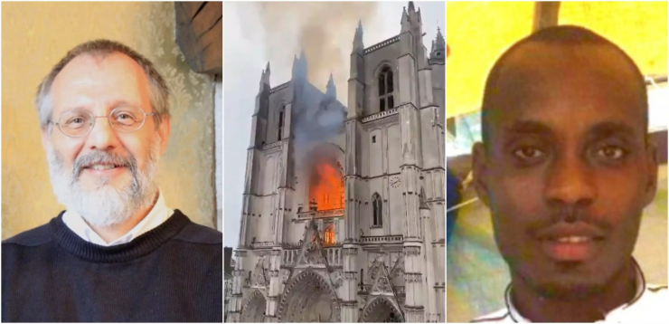 F_Desouche's tweet photo. Assassinat du père Olivier (2021) : ouverture du procès d'Emmanuel Abayisenga, Rwandais sous OQTF. Ce migrant, qui a menti pour tenter d'obtenir l'asile, a tué le prêtre en étant sous contrôle judicaire suite à l'incendie de la cathédrale de Nantes
https://t.co/5iVkIED9oK https://t.co/nCPJQKDL80