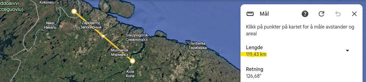 Meanmelon's tweet image. Russian military close to Norwegian NATO border👇
The Kola Peninsula is home to the Northern Fleet, Russia’s most important strategic asset. This area probably has the world’s highest concentration of nuclear weapons and nuclear reactors.

The bases are not scattered randomly,…