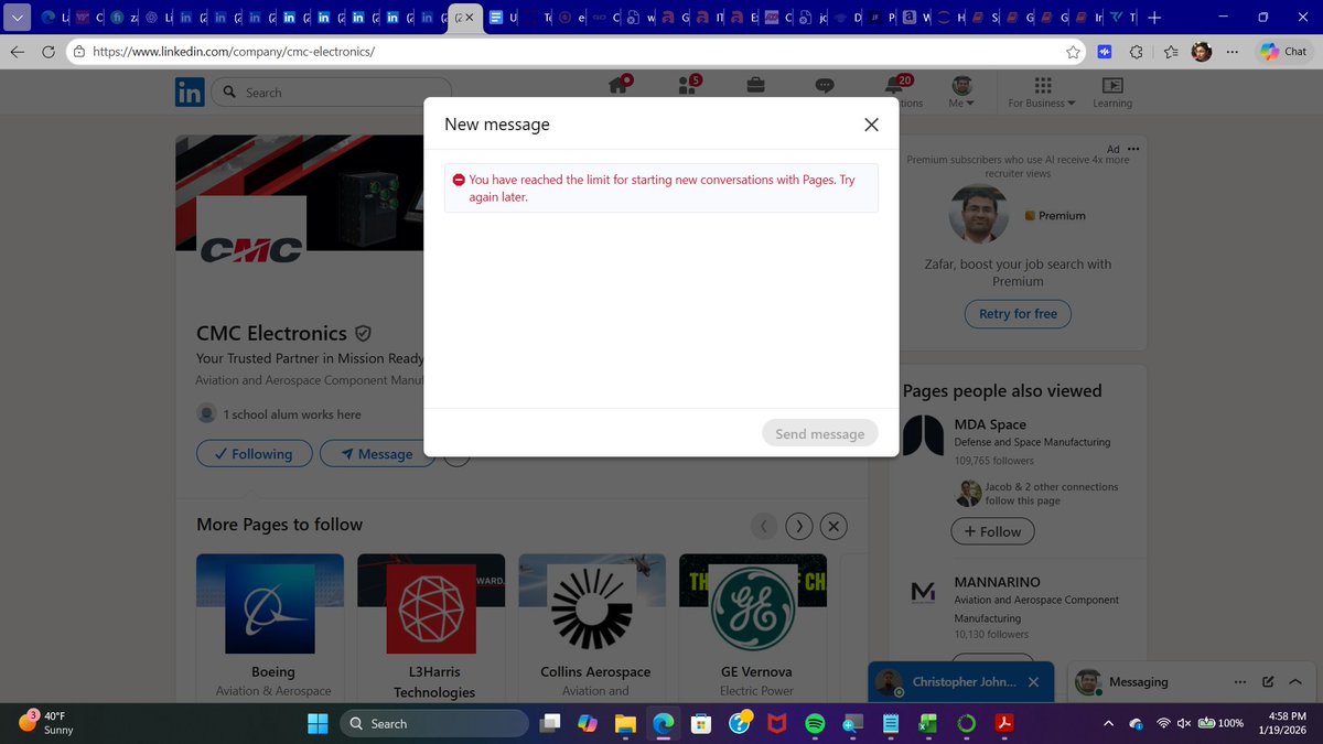 DaInsaneZS's tweet photo. @LinkedIn @LinkedIn This is absolute complete BULLSHIT first you want me to upgrade to your fucking trash Premium service &amp; now second after signing up activating the 1-month free trial you are going to do this FUCKED UP SHIT now why the fuck do you exist what is your real fucking purpose! https://t.co/SgLMrrhoZJ