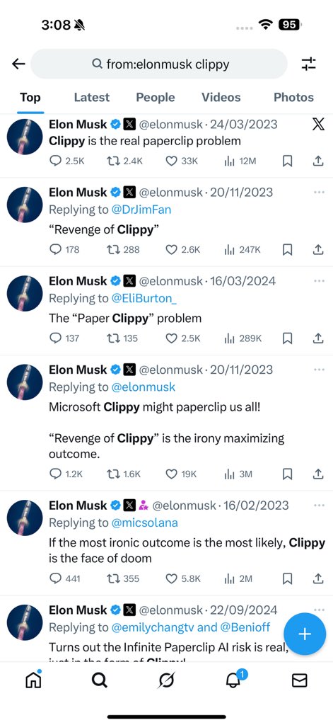 shinigami_Goddd's tweet image. The amount of times elon musk has mentioned $CLIPPY OOOOFFF