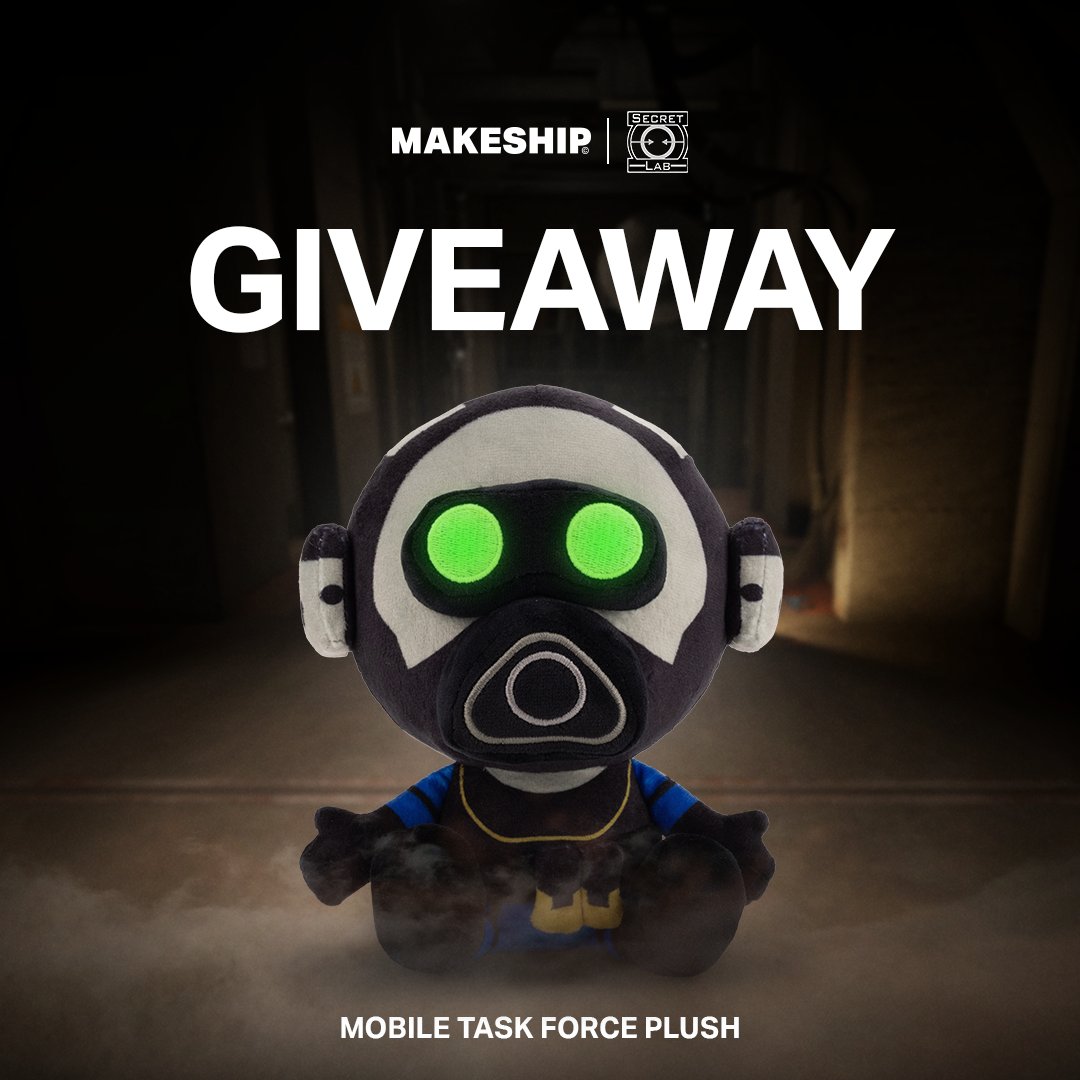Worried about a containment breach? You won't need to be with our new MTF plush! We are partnering with Makeship to giveaway two of these soilders!

All you need to do is: 
• Follow @makeship and <a href="/scpslofficial/">SCP Secret Laboratory Official</a> 
• Retweet this post

Giveaway ends Janurary 21st, good luck!