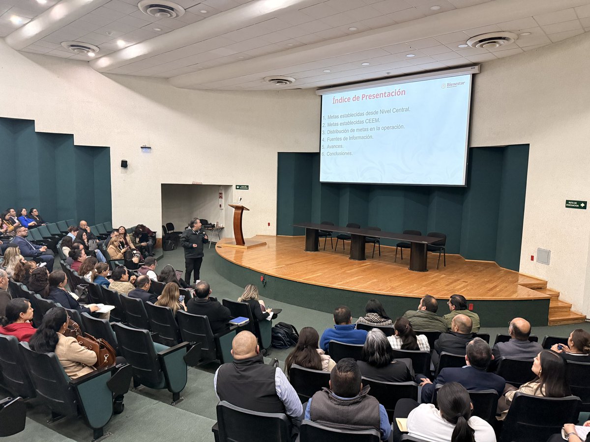 Encabezada por nuestro Coordinador Estatal, el Dr. Natán Enríquez Ríos, abordamos las metas 2026 y el seguimiento a las unidades médicas, con el objetivo de fortalecer la atención y la organización de los servicios de salud en el Estado de México.