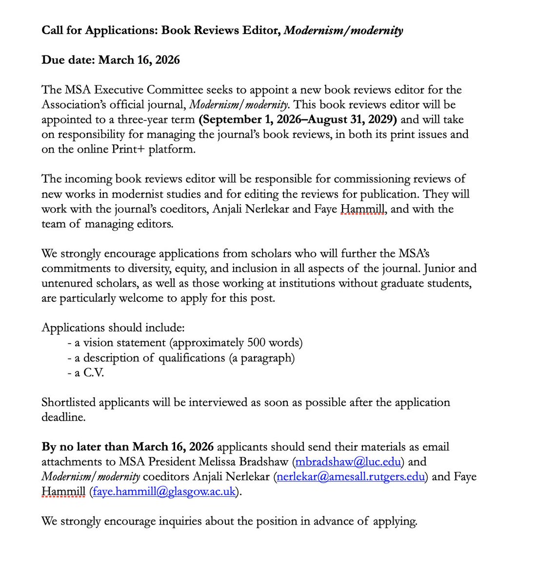 Modernism/modernity tweet media