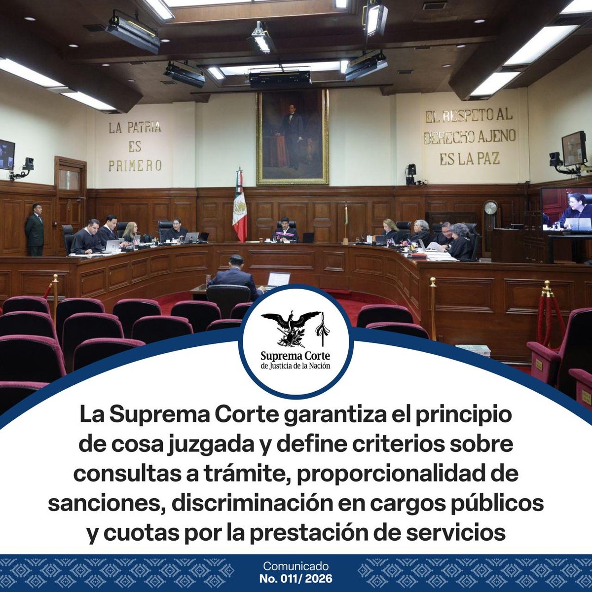 Hoy la #SCJN garantizó el principio de cosa juzgada en las sentencias dictadas en amparos directos atraídos por el propio tribunal y definió los alcances de las “consultas a trámite”. Además, resolvió otros asuntos relevantes. 

¡Entérate! ➡️ bit.ly/3NS79E1