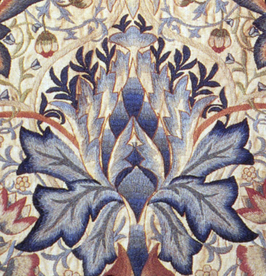 twistopherrobin's tweet image. #Art #Embroidered #Panel #WilliamMorris