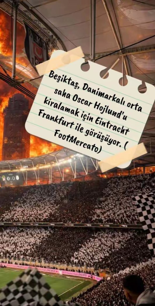 Beşiktaş Oscar Hojlund için Görüşmelerde
Beşiktaş, Danimarkalı orta saha oyuncusu Oscar Hojlund'u kiralamak için Eintracht Frankfurt ile görüşmeler yapıyor. GİRİŞİM VAR!! BAŞARABİLECEKMİYİZ? Bu transferin sonuçlarını
merakla bekliyoruz. #Beşiktaş #OscarHojlund 
#Transfer