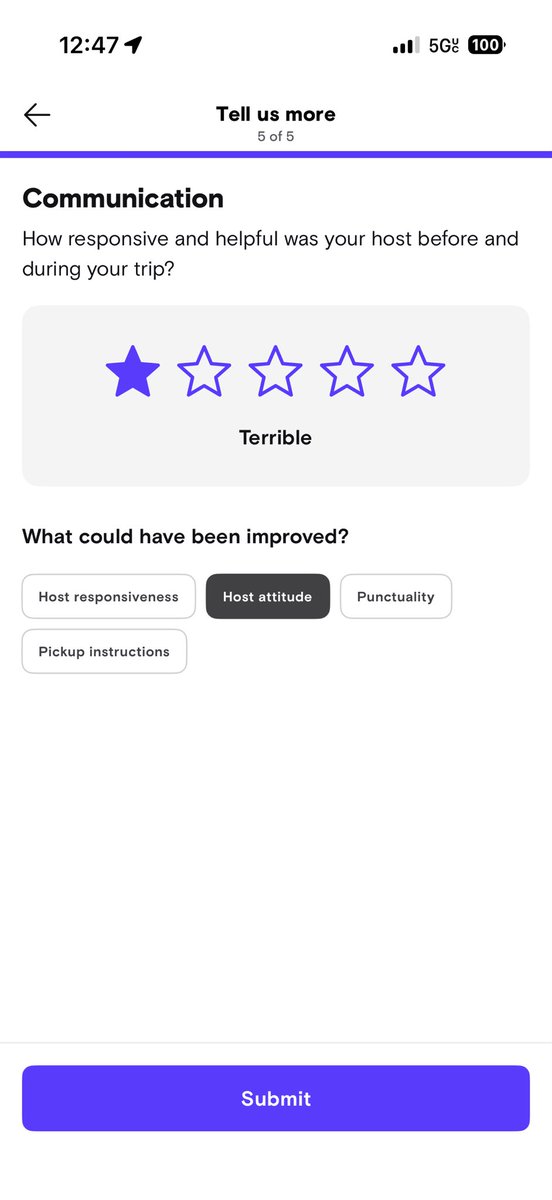 professorvolk's tweet photo. Hey bestie @turo just wanted to show you the great customer service one of your owners provide aka blaming me for damage I didn’t do then failing to follow up to see I was ok after having an emergency on the highway #turo #boycottturo let’s get it trending @elonmusk @NancyMace https://t.co/W8ehmHyETT