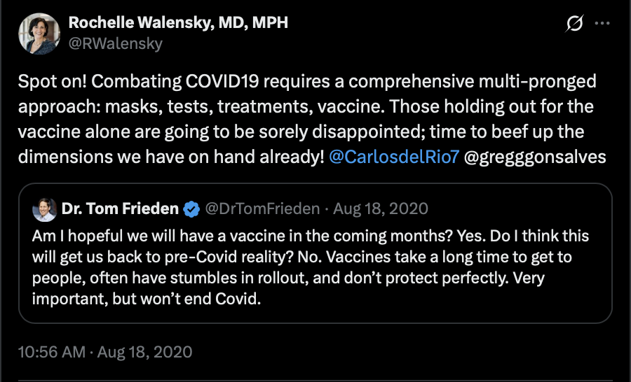 JavierThaine's tweet photo. @singingsox @tmcdonnell4 They don't even have to listen to us - they should listen to her! (This tweet is still up.) https://t.co/GsJDUq3ppm