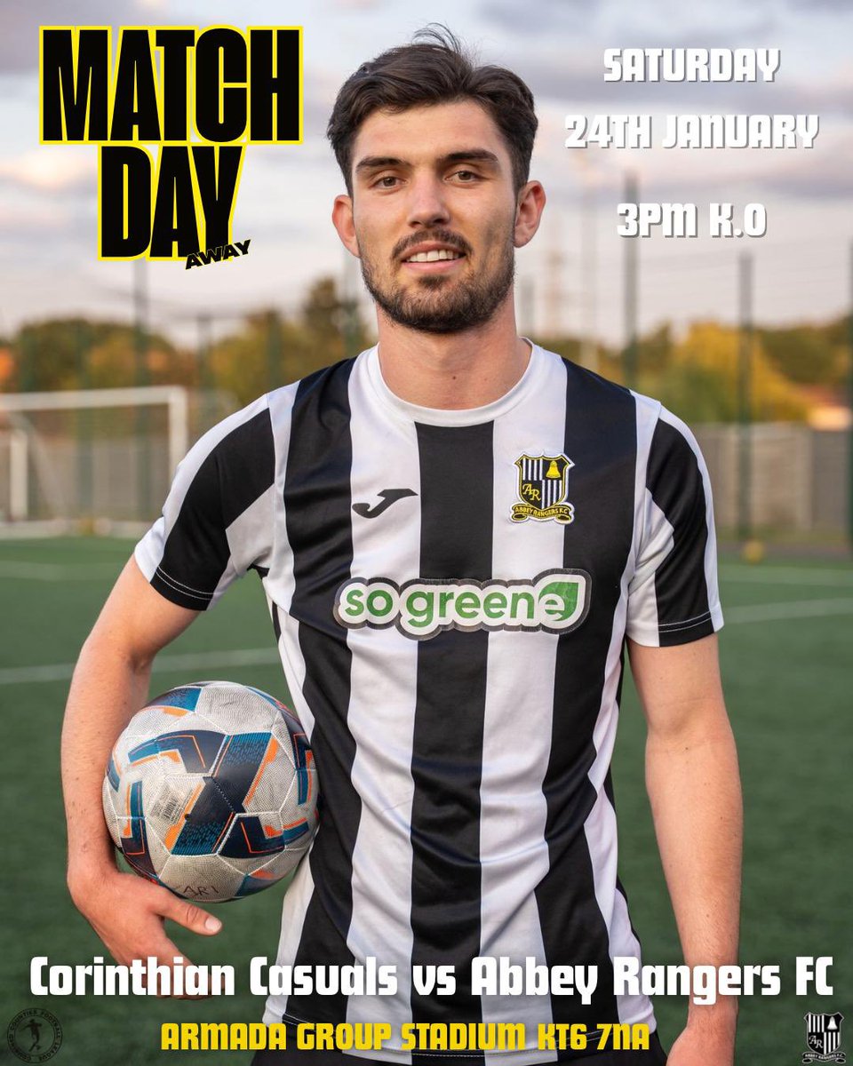 And we’re back on the road…again…

This Saturday we travel to <a href="/CorinthianCas/">Corinthian-Casuals</a> as 9th plays 4th in an increasing tight top half of the table.

0-0 when we met at The Moor in September.  Looking for a valuable 3 points in this return fixture.

<a href="/NonLeaguePaper/">The Non-League Paper</a> <a href="/NonLeagueCrowd/">Non League Crowds</a>