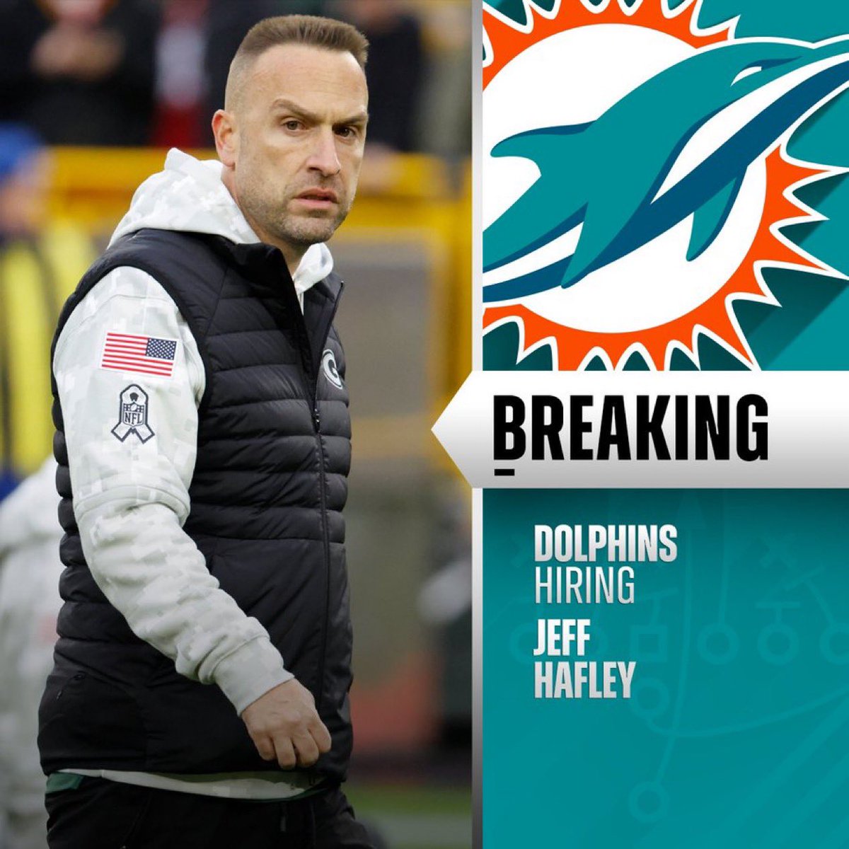 Welcome to the Miami Dolphins Coach Jeff Hafley!

#PhinsUp Nation wishes you great luck and success!!!!