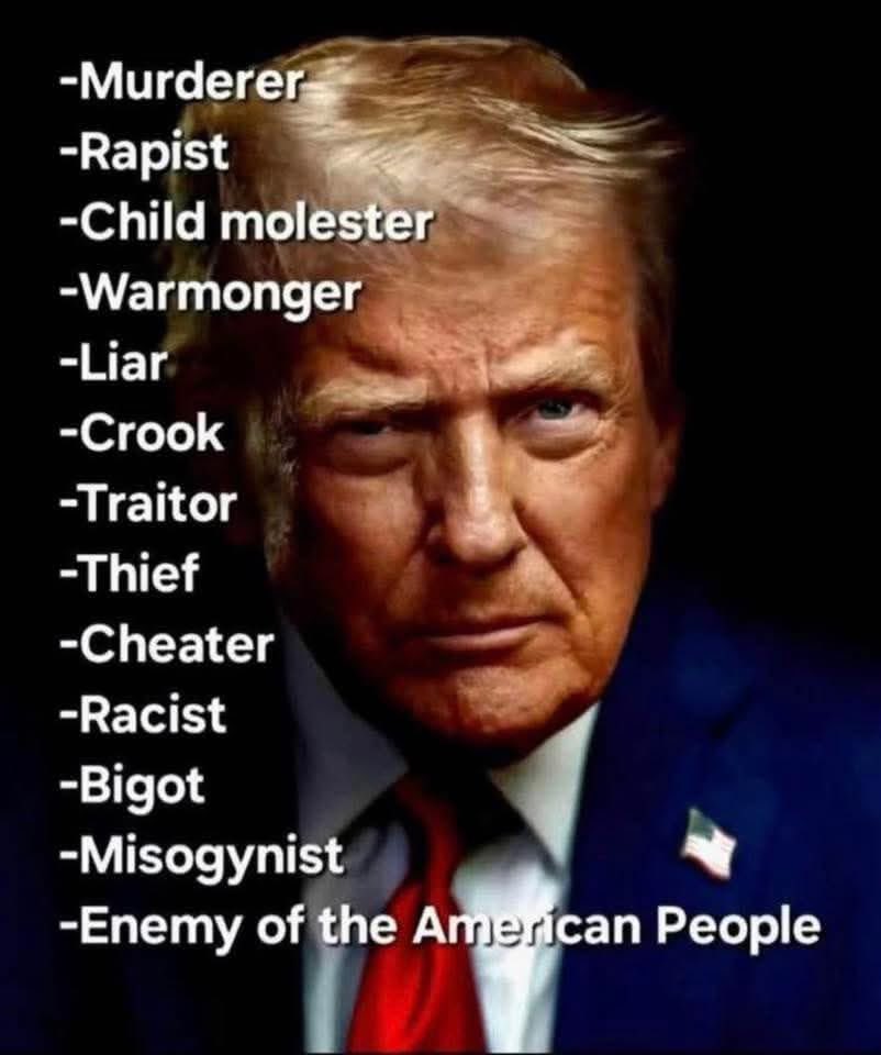 IsThereAnybod15's tweet image. He is an absolute disgrace to humanity! 
A blight on society! 
He is pure Evil reincarnated! 
A waste of oxygen!
A waste of our time! 
A waste of our energy! 
A 👇👇👇👇👇👇👇👇👇