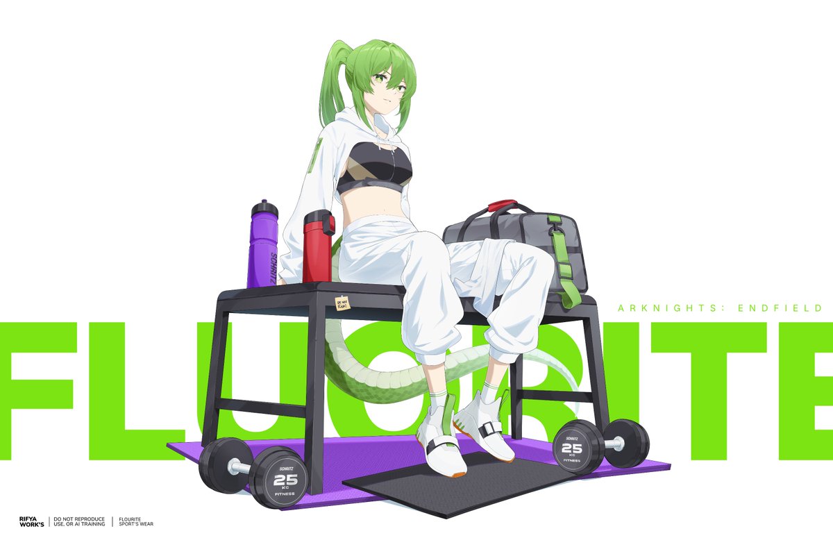 _rifyaa's tweet image. Fluorite - Sport
#明日方舟 #ArknightsEndfield