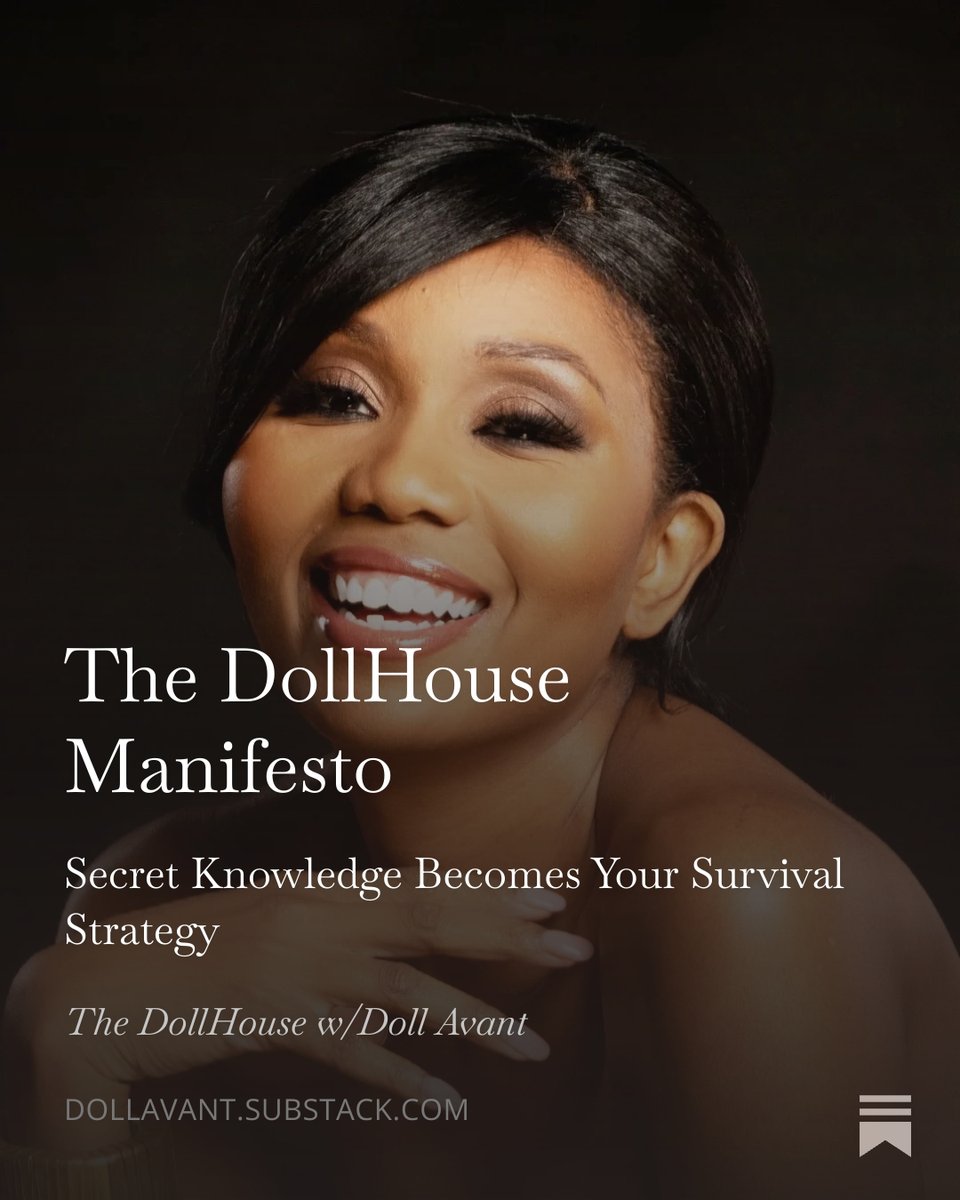 Sooooo Happy MLK Day ... Dr. King's dream helped make our freedoms possible, so in 2026 I am not sitting on any more of mine. TODAY I LAUNCHED my DollHouse Substack to I write about the history behind today's crazy headlines.
Catch me outside y'all dollavant.substack.com/?r=183waw&utm_…