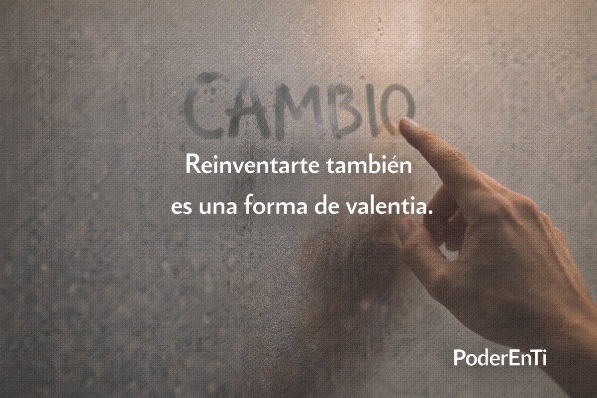 PoderEnti's tweet photo. Reinventarte también es una forma de valentía. 

¿Qué versión tuya está naciendo?

💬 ¿En qué te estás reinventando?

#Reinvención #Valentía #PoderEnTi https://t.co/99EENMHlTI