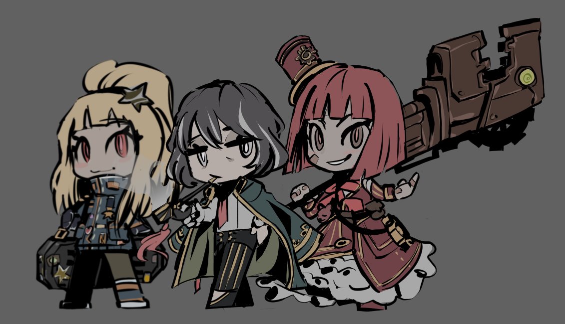 Cholfil1's tweet image. started reading distortion detective so here is the silly trio
