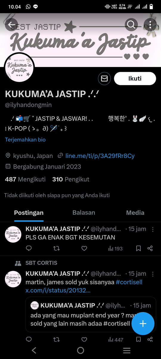 jinxsren's tweet image. ‼️🚨 Scammer 🚨‼️

@ilyhandongmin @ilyhandongmin

DIA KELIARAN DI SBT CORTIS DAN SBT ENHA. PAKE FOTO SELLER KR BUAT DIJUAL, PADAHAL BELUM PAYMENT.

SEABANK 901971774344 a.n nafsiah. sumpah ya ka, aku tunggu banget ITIKAD BAIKNYA buat REFUND semua uangku.