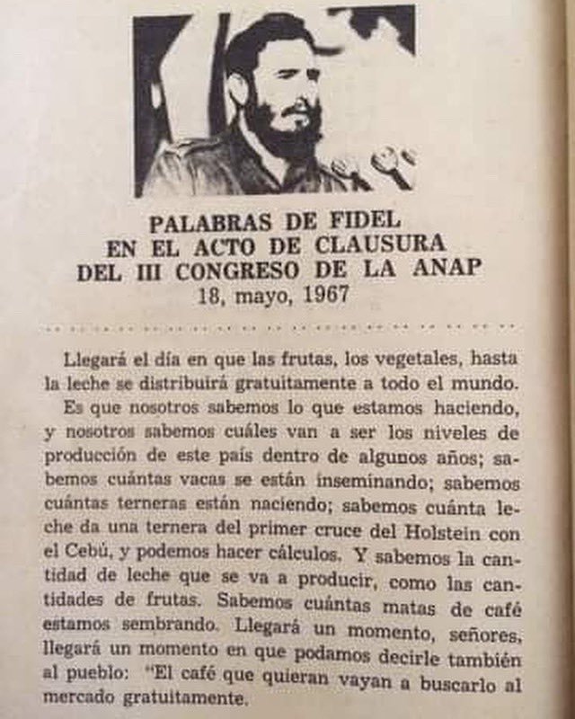 TraductorTeAma's tweet image. Pasaron 70 años...
Ya llegó el momento en el que en Cuba sobra la comida o todavía no?