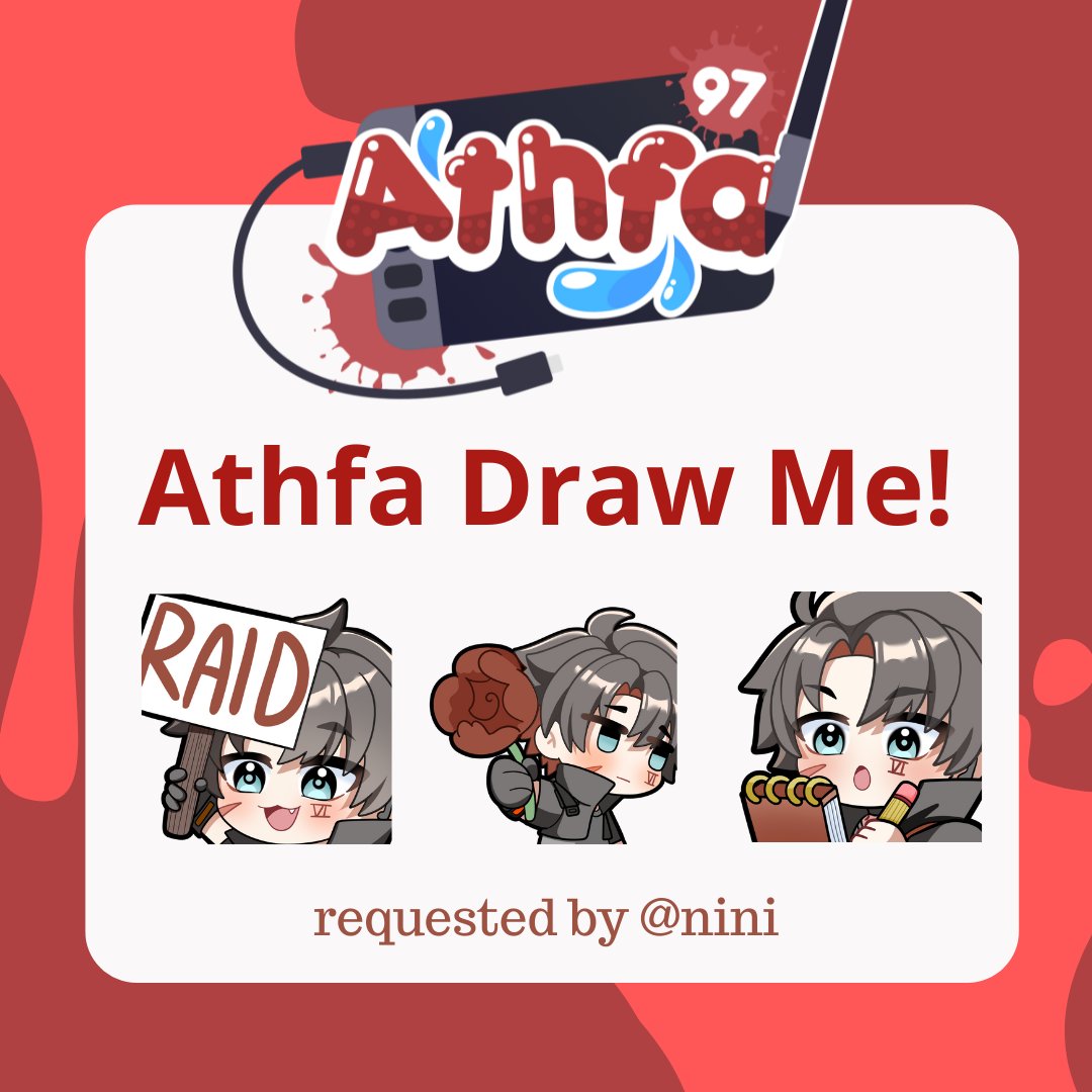 97Athfa's tweet image. You can always redeem using channel point on my twitch channel just like her to get a free art from me :3

And also, im looking for artmoots! lets be friend guys!!✨

#smallartist  #artmoots