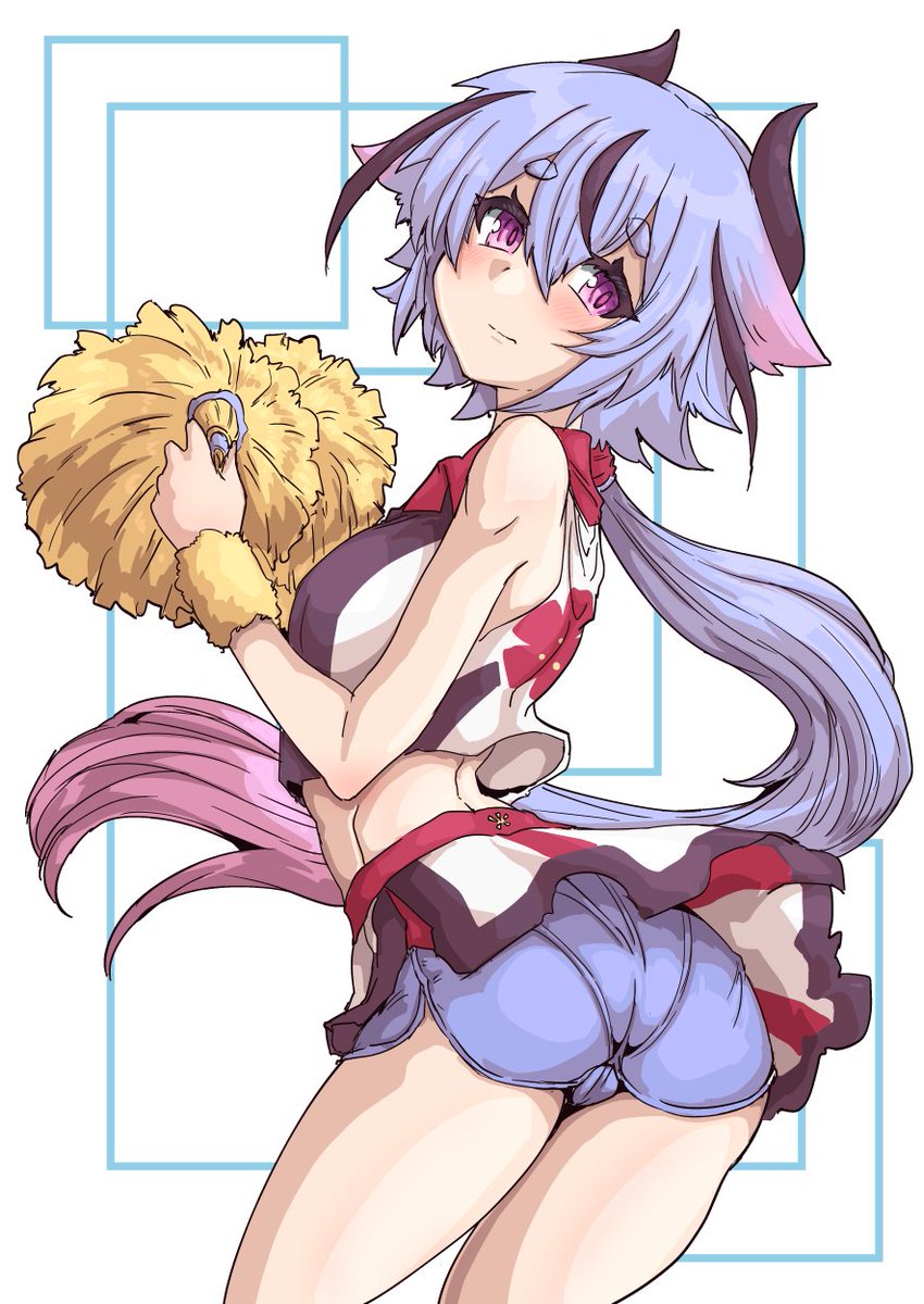 今日の日課はポンポン付きチアガール鳴花ミコトです 