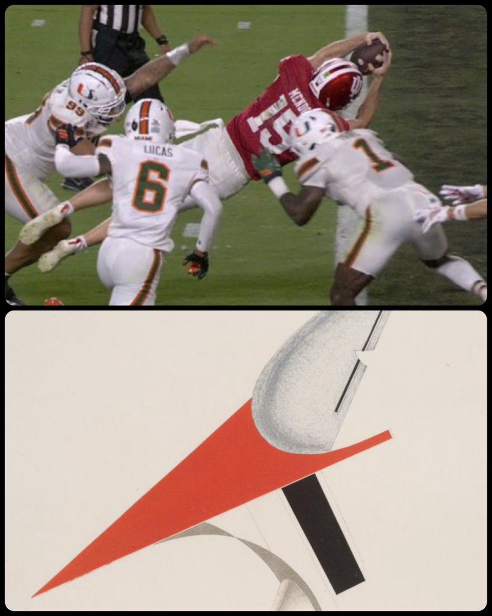 ArtButSports's tweet image. 7. Troublemaker, by El Lissitzky, 1913