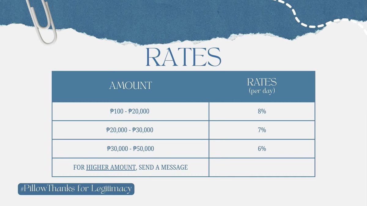 Pillow Pautang Open tweet media