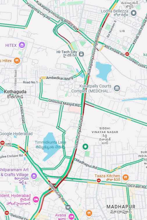 CYBTRAFFIC's tweet photo. Balanagar Traffic PS Update:
🚦 Traffic Alert
Traffic movement is slow at Cybertowers, from NIA side.
Commuters are advised to plan accordingly and use alternate routes if possible.
#CyberabadTrafficPolice
#BalanagarTraffic
#TrafficUpdate
#Cybertowers
#RoadSafety https://t.co/JU1rAebyP1