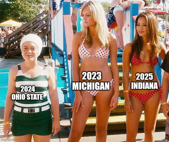 MichiganFB23's tweet image. We're about to have 3 straight B1G national champions