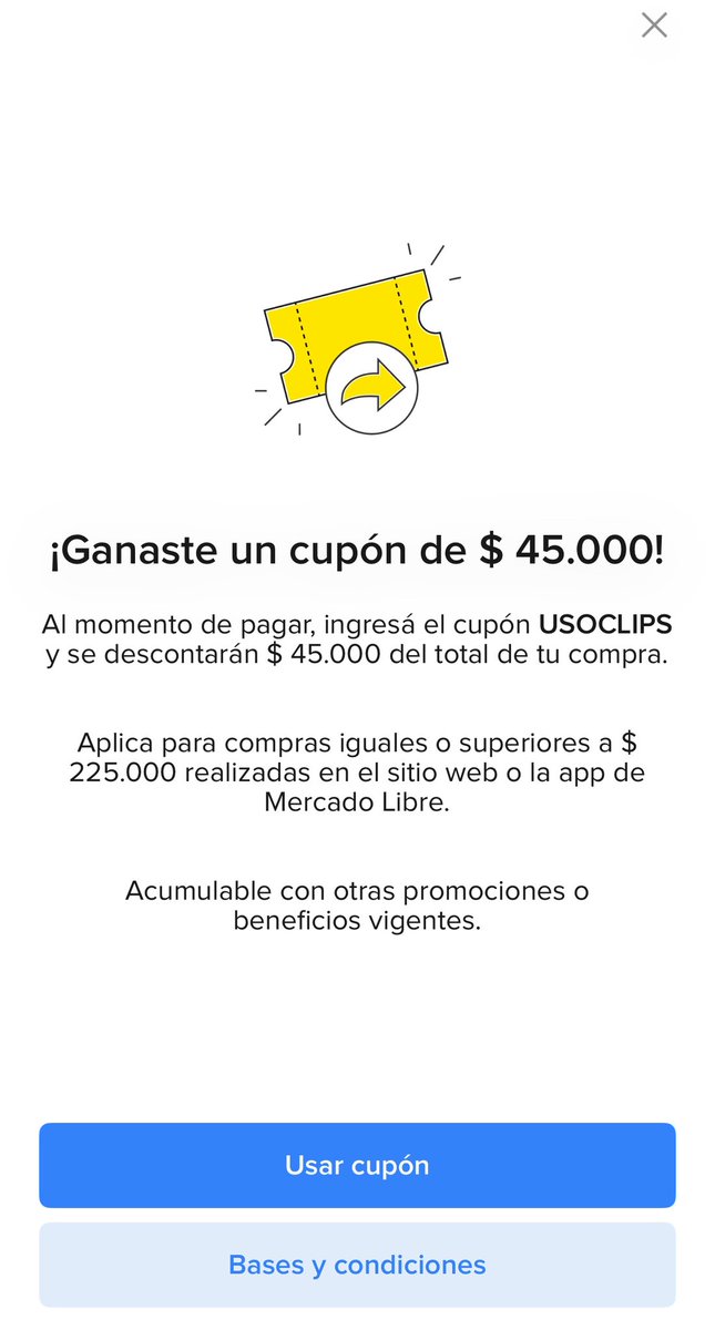 ahorraconana's tweet image. ‼️🚨Como conseguir un CUPÓN DE $45.000 de descuento en MERCADO LIBRE?

En este video te dejo toda la info!

#cupon #mercadolibre #descuento #truco #tip