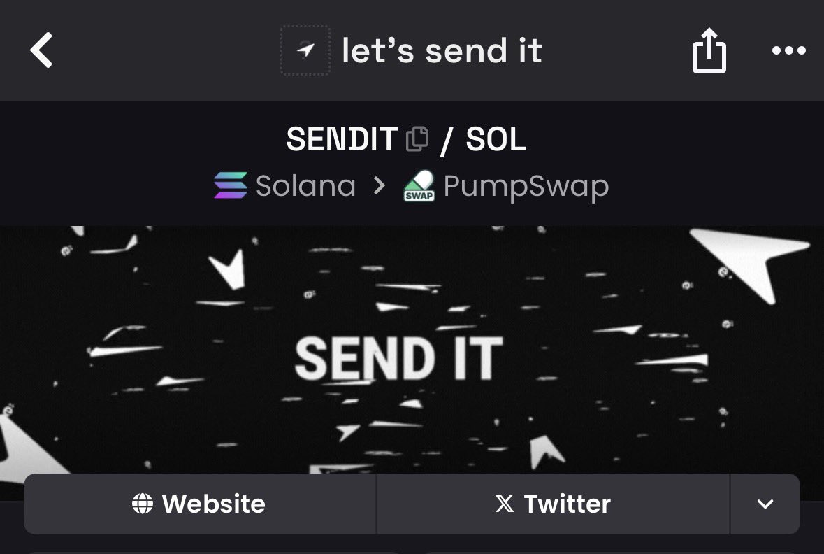 felinepf's tweet photo. @Pumpfun @pumpspotlight this is very $SENDIT coded

8SePknMizxUWZFnyHcNLXy6wiqEWUKG1kgV9Z6N7BS6a https://t.co/yQScLtgnh8