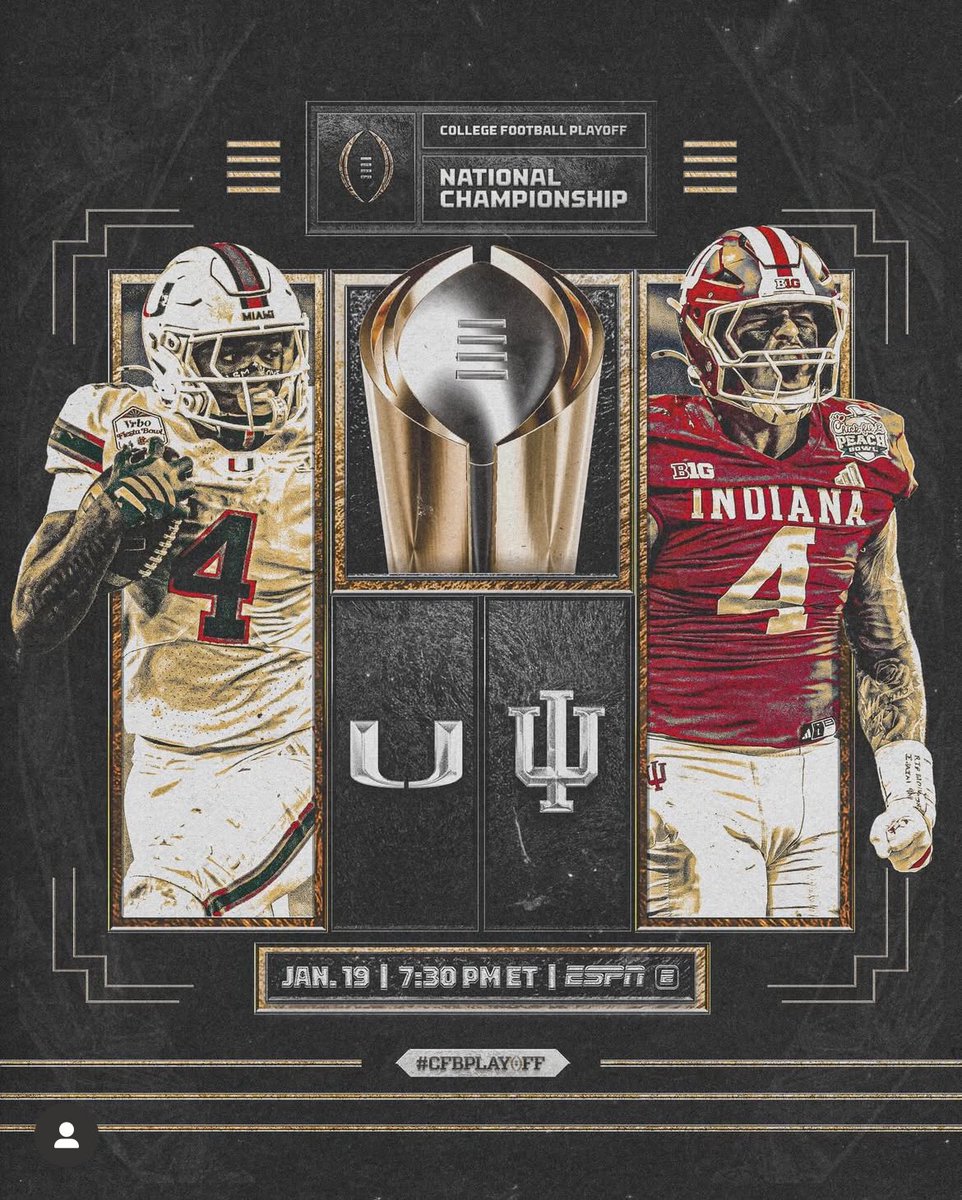 mundodelovoide's tweet photo. Nuestro pronóstico para el partido de esta noche. 
@IndianaFootball 38
@CanesFootball 17 https://t.co/2Xyd7kJfGE