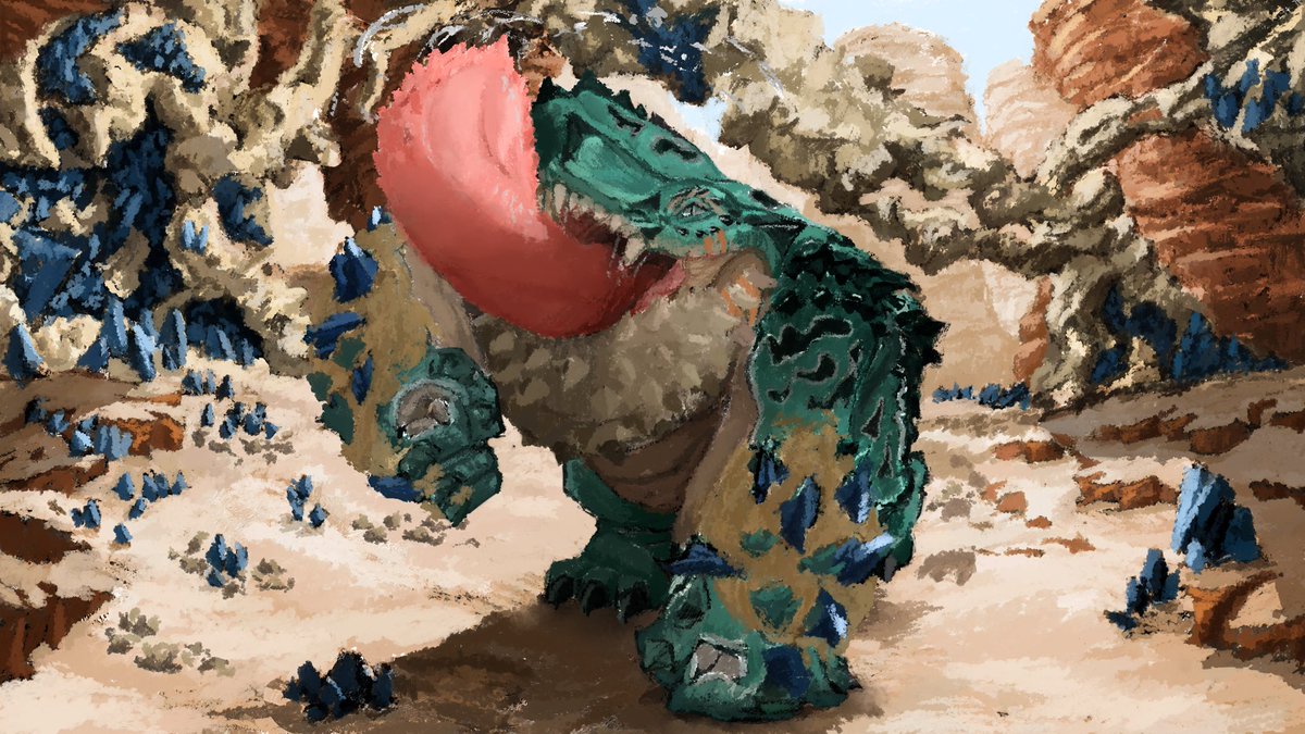 QuirrelArt's tweet photo. Chatacabra 
#MonsterHunter https://t.co/BoGuxLceLl