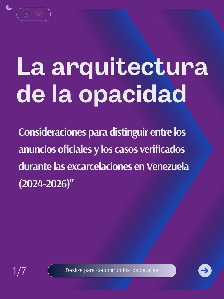 La arquitectura de la opacidad: Consideraciones para distinguir entre los anuncios oficiales y los casos verificados durante las excarcelaciones en #Venezuela (2024-2026)

Aquí te explicamos lo que está ocurriendo con las cifras de personas privadas de libertad por motivos