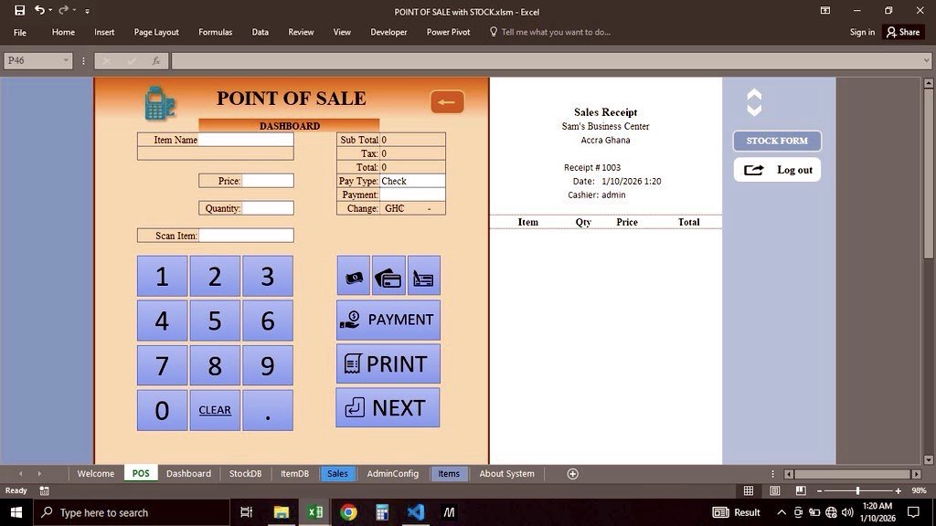 SamuelExcelPro's tweet image. Excel can function as a full POS, inventory, and reporting system combined. @msexcel