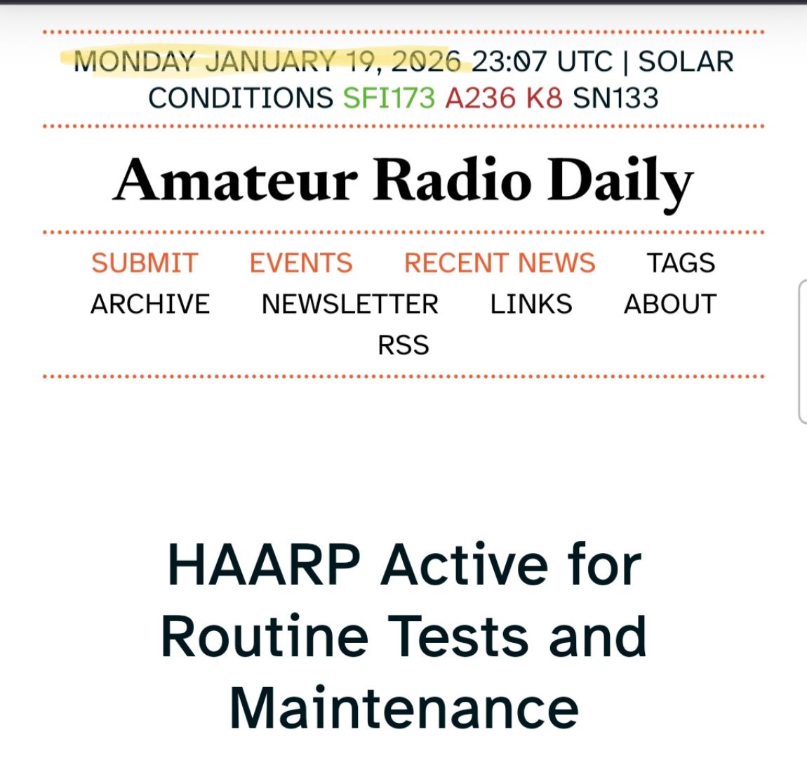 thebattler180's tweet image. Bullshit story being run about a solar storm just when haarp is being tested  again this is NOT the natural "northern lights"